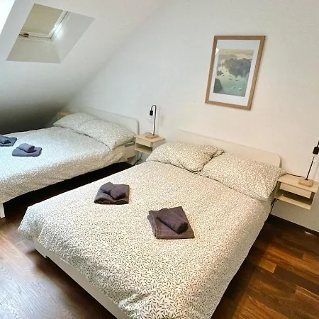 80 M2 Rootfop With Balcony & Free Parking דירה גרסדורף ביי וין